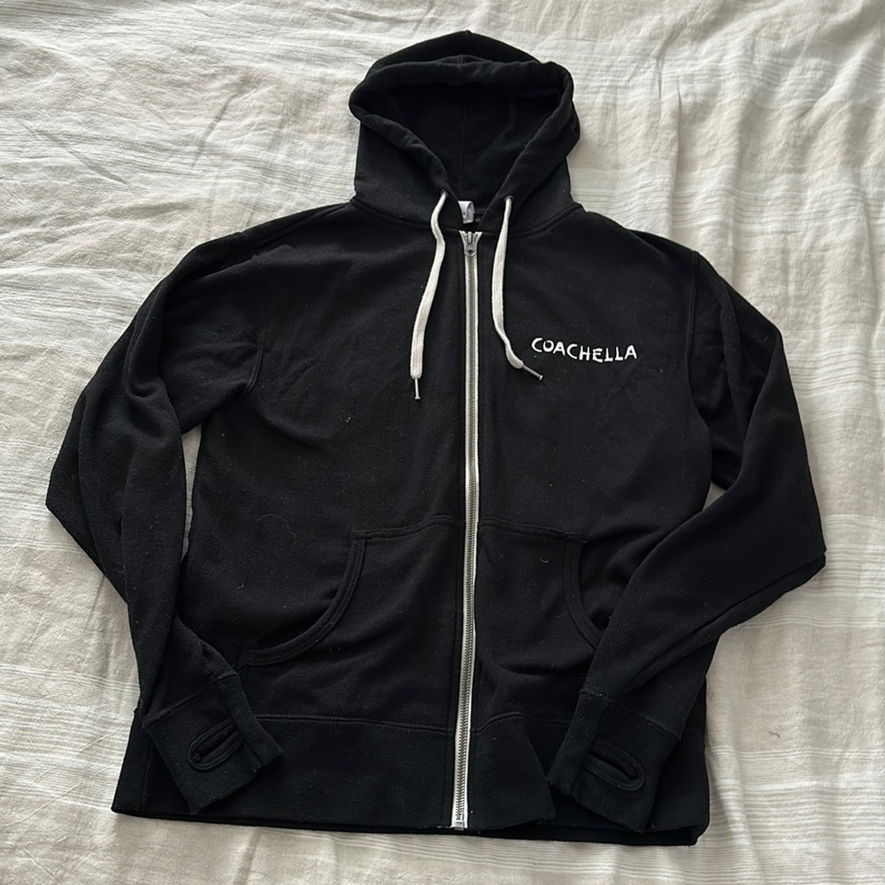 Coachella 2019 zip up hooded zip up S